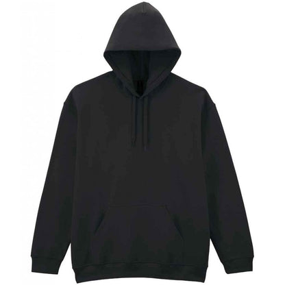 Gildan softstye midweight hoodie, black, for custom printing