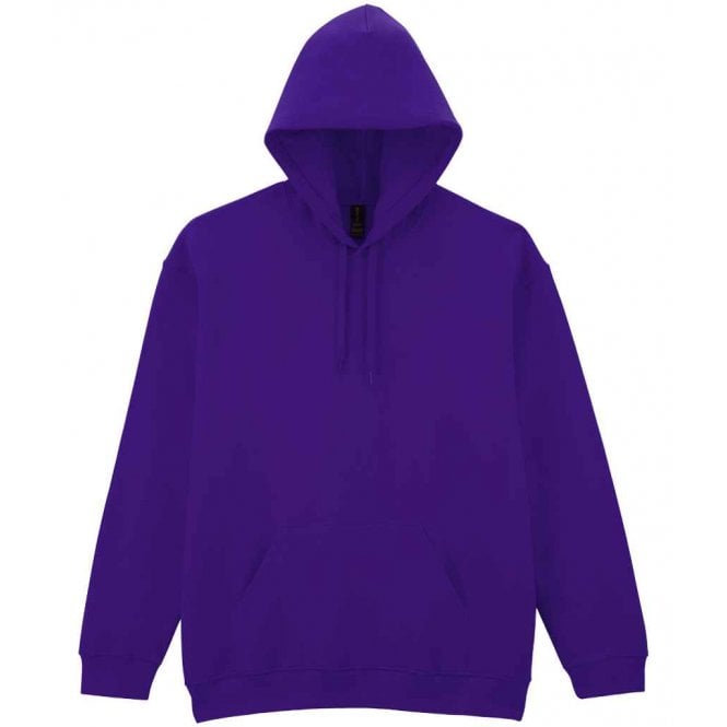 Gildan softstye midweight hoodie, purple, for custom printing