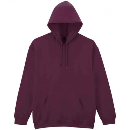 Gildan softstye midweight hoodie, maroon, for custom printing