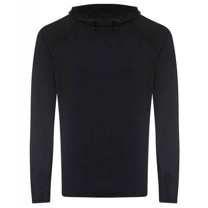 Just Cool AWDis Cool Cowl Neck Top, Jet Black, Custom Print