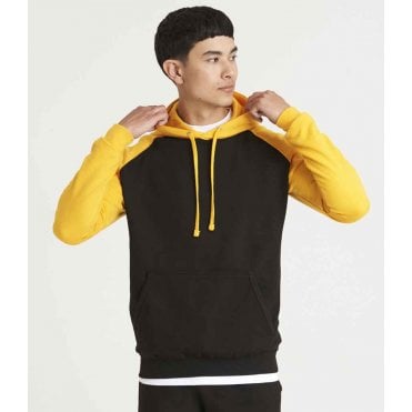 just hoods AWDis baseball hoodie  custom print 