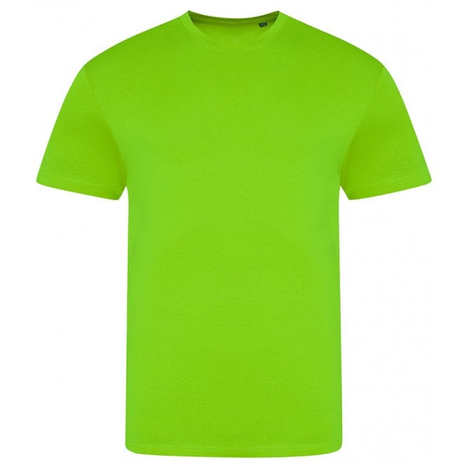 AWDis unisex electric tri-blend t-shirt electric green custom print 