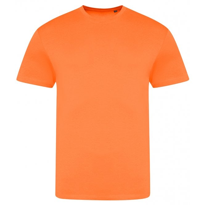AWDis unisex electric tri-blend t-shirt electric orange custom print 
