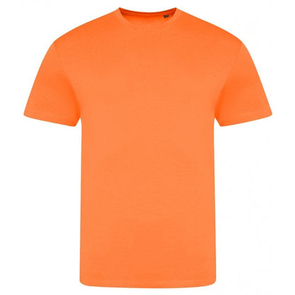 AWDis unisex electric tri-blend t-shirt electric orange custom print 
