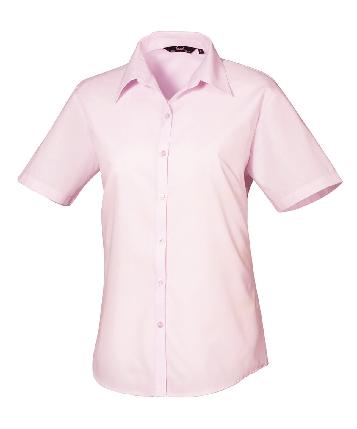 Premier Ladies short sleeve poplin blouse - Custom Printed