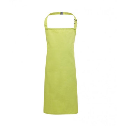 Premier kids bib apron, lime green, custom printing, personalised