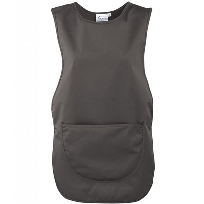 Premier pocket tabard, grey, custom printed workwear