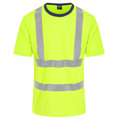 Pro RTX high visibility t-shirt, yellow, custom printed workwear