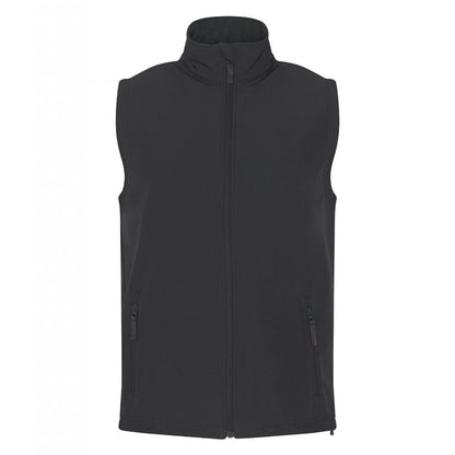 Pro RTX 2 layer softshell gilet, grey, custom printed workwear