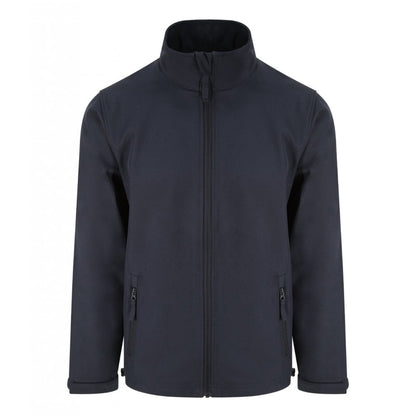 Pro RTX 2 layer softshell jacket, navy, custom printed workwear