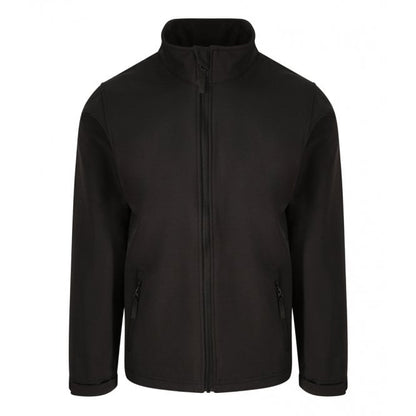 Pro RTX 2 layer softshell jacket, black, custom printed workwear