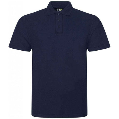 Pro RTX pique polo shirt, navy, custom printed workwear