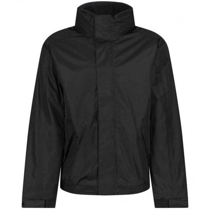 Regatta Dover wayterproof insulated jacket, Blacl/Ash, custom printed workwear