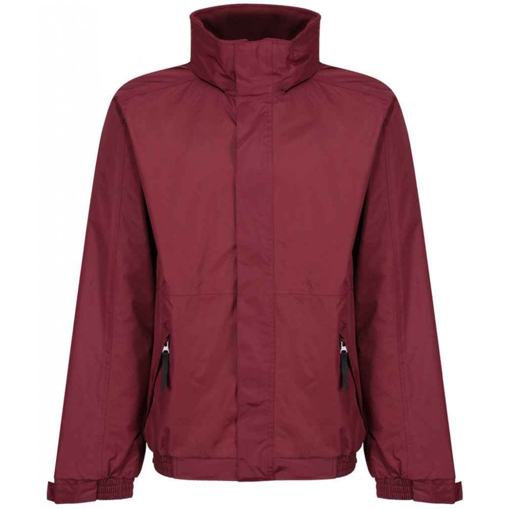 Regatta Dover wayterproof insulated jacket, Burgandy, custom printed workwear