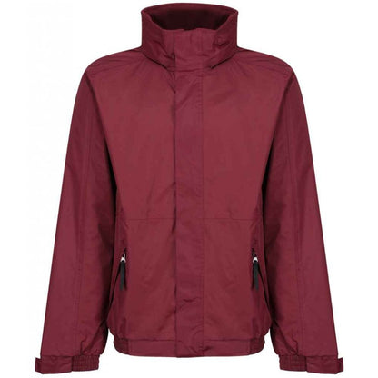 Regatta Dover wayterproof insulated jacket, Burgandy, custom printed workwear