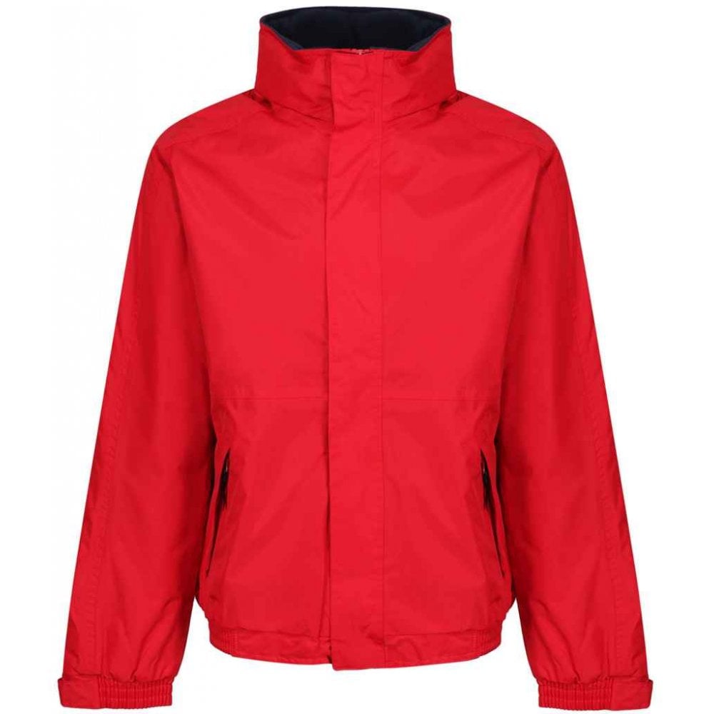 Regatta Dover wayterproof insulated jacket, Red/Navy, custom printed workwear
