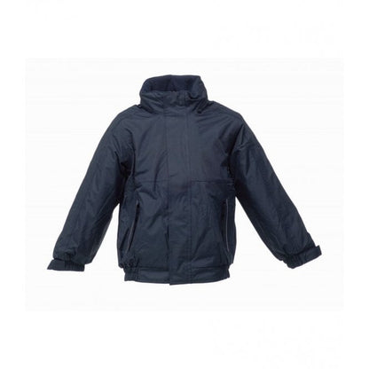 Regatta kids dover waterproof insulated jacket, navy/navy, custom printed or personalised
