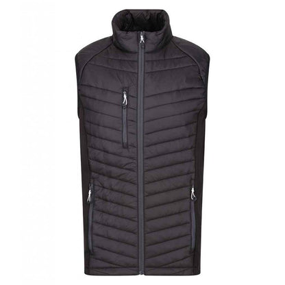 Regatta Navigate Hybrid Bodywarmer, Navy/Seal Grey, Custom Print