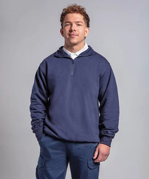 PRO RTX Pro 1/4 Neck Zip Sweatshirt - Custom Printed Workwear