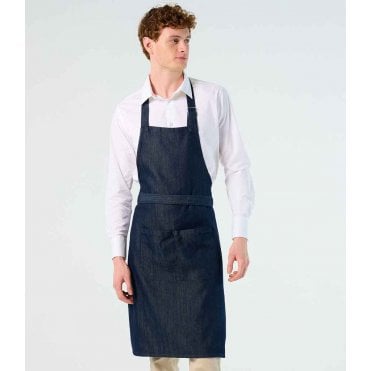 SOL'S grant denim bib apron with pocket custom print