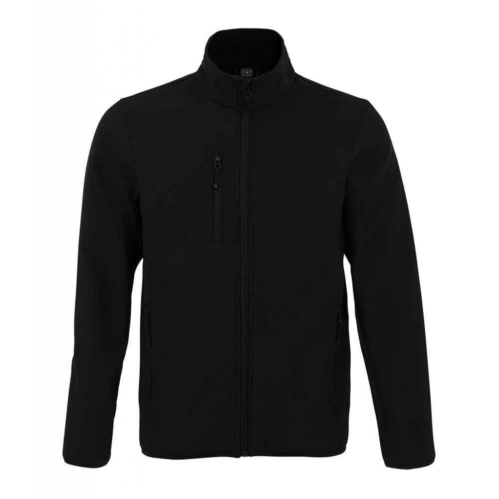 SOL'S Radian Soft Shell Jacket, Black, Custom Print 