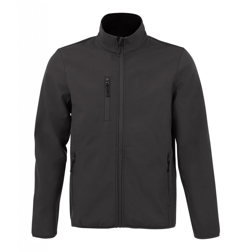 SOL'S Radian Soft Shell Jacket, Charcoal, Custom Print 