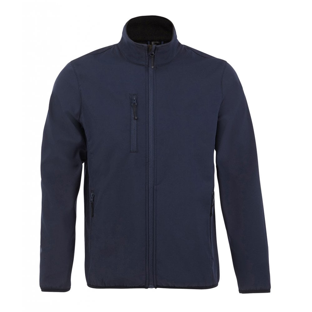 SOL'S Radian Soft Shell Jacket, Abyss Blue, Custom Print 