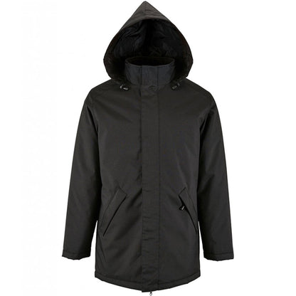 SOL'S Unisex Robyn Padded Jacket, Black, Custom Print 