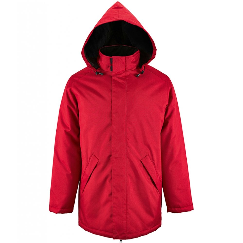 SOL'S Unisex Robyn Padded Jacket, Red, Custom Print 