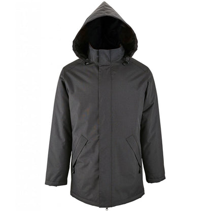 SOL'S Unisex Robyn Padded Jacket, Charcoal, Custom Print 