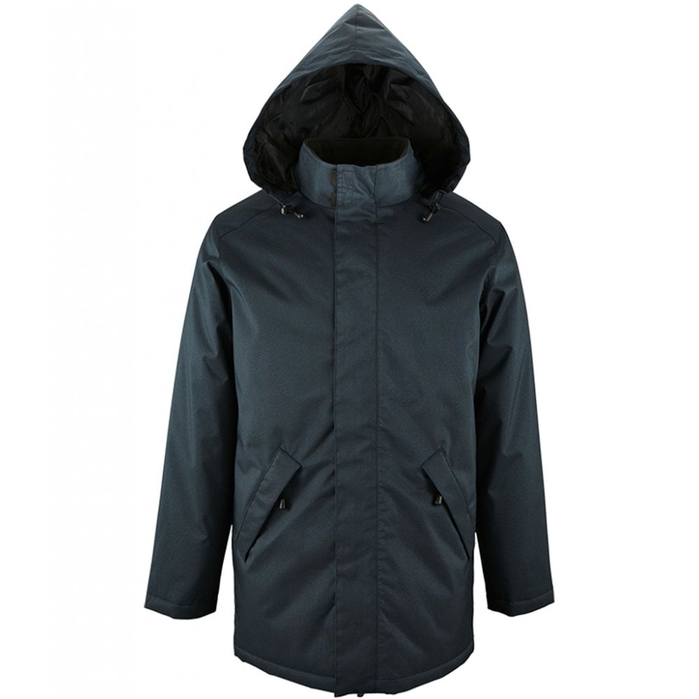 SOL'S Unisex Robyn Padded Jacket, French Navy, Custom Print 
