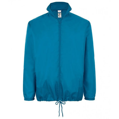 SOL'S Shift Windbreaker Jacket, Aqua, Custom Print 