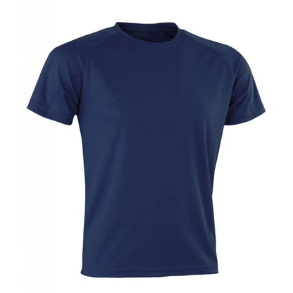 Spiro Impact Performance Aircool T-Shirt, Navy, Custom Print