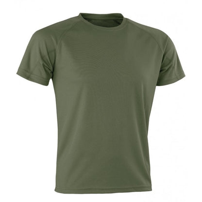 Spiro Impact Performance Aircool T-Shirt, Combat, Custom Print