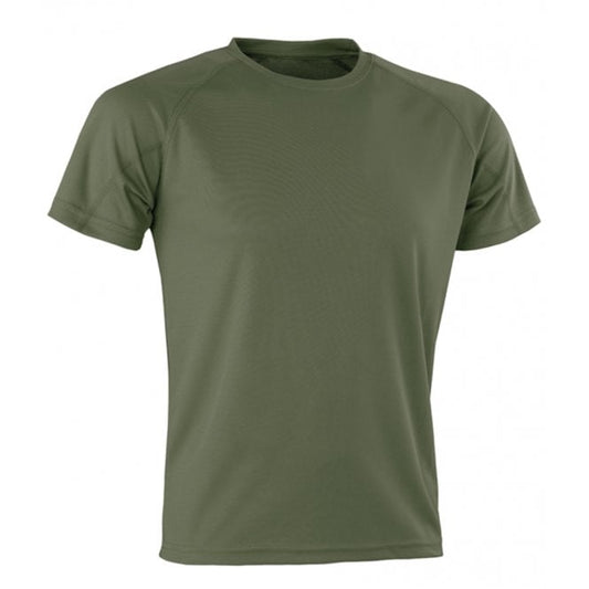 Spiro Impact Performance Aircool T-Shirt, Combat, Custom Print