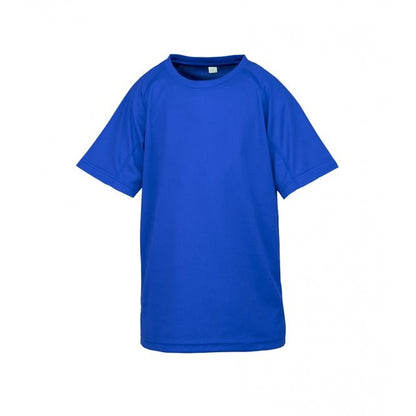 spiro kids impact performance aircool t-shirt, royal blue, for custom printing