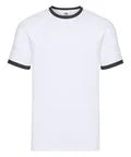 Fruit Of The Loom Contrast Ringer T-Shirt - Custom Printed
